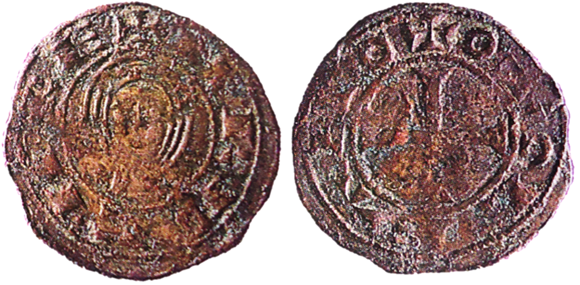 Tipo 1. Dinero de Busto toledano de frente - Imagen 32