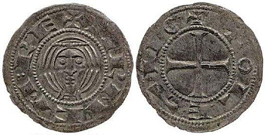 Tipo 1. Dinero de Busto toledano de frente - Imagen 7