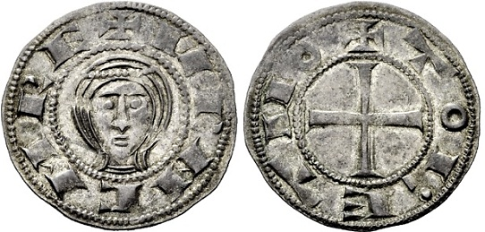 Tipo 1. Dinero de Busto toledano de frente - Imagen 8