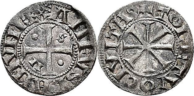 Tipo 1. Dinero de Cruz Bautismal - Imagen 1