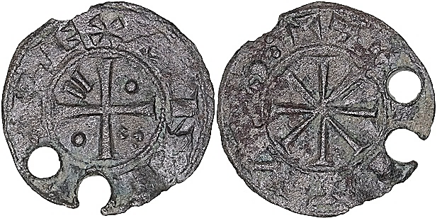 Tipo 1. Dinero de Cruz Bautismal - Imagen 23