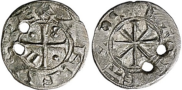 Tipo 1. Dinero de Cruz Bautismal - Imagen 24