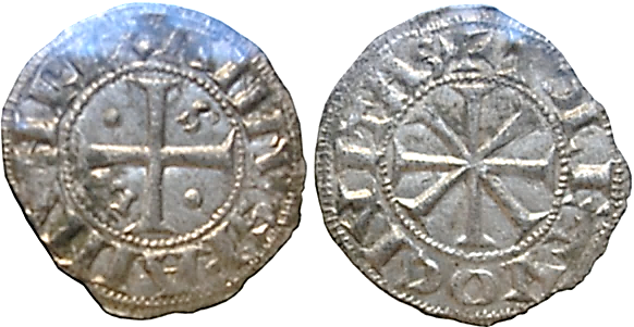 Tipo 1. Dinero de Cruz Bautismal - Imagen 3