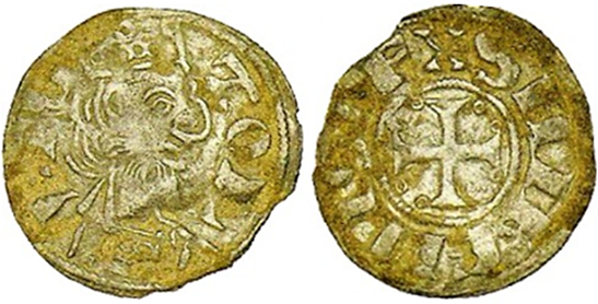 Tipo 1. Dinero de “Sancivs Rex” - Imagen 1