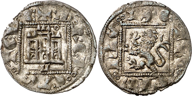 Tipo 1. Dinero Novén del Rey Alfonso de Castilla y León - Imagen 17