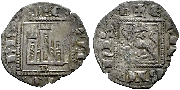 Tipo 1. Dinero Novén del Rey Alfonso de Castilla y León - Imagen 2