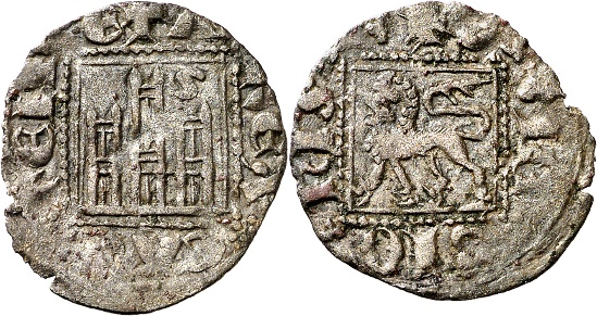 Tipo 1. Dinero Novén del Rey Alfonso de Castilla y León - Imagen 34