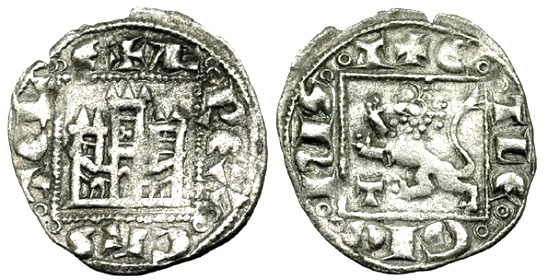 Tipo 1. Dinero Novén del Rey Alfonso de Castilla y León - Imagen 57