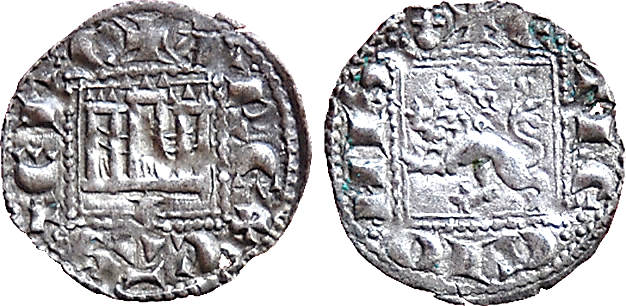 Tipo 1. Dinero Novén del Rey Alfonso de Castilla y León - Imagen 62