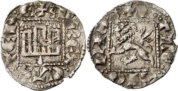 Tipo 1. Dinero Novén del Rey Alfonso de Castilla y León - Imagen 64