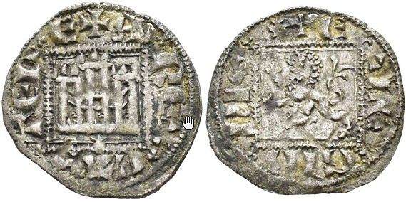 Tipo 1. Dinero Novén del Rey Alfonso de Castilla y León - Imagen 66