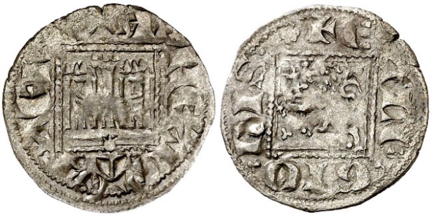 Tipo 1. Dinero Novén del Rey Alfonso de Castilla y León - Imagen 68