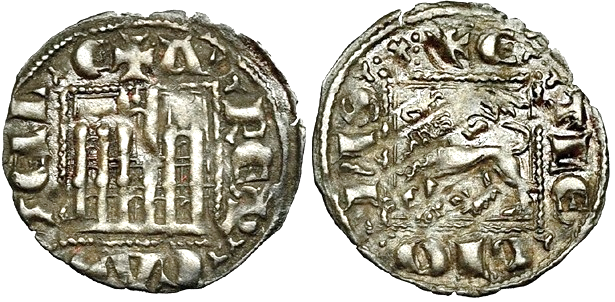 Tipo 1. Dinero Novén del Rey Alfonso de Castilla y León - Imagen 70