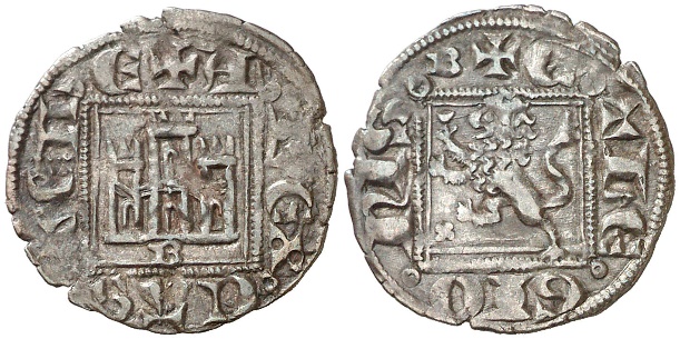 Tipo 1. Dinero Novén del Rey Alfonso de Castilla y León - Imagen 9