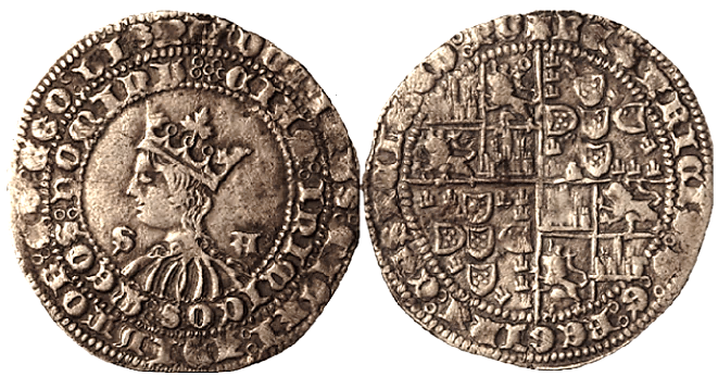 Tipo 1. Real de la Reina Beatriz coronada - Imagen 1