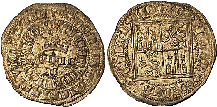 Tipo 1. Real de vellón de Proclamación de “ENRI”, con cuartelado cuadrado - Imagen 1