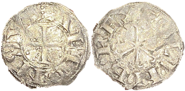 Tipo 1. Tipo portugués atribuido erróneamente, Dinero de Affonso Henriques, como “Colimb´ Rex” - Imagen 4