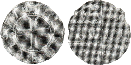 Tipo 10. Dinero Toledano de Tres Líneas - Imagen 1