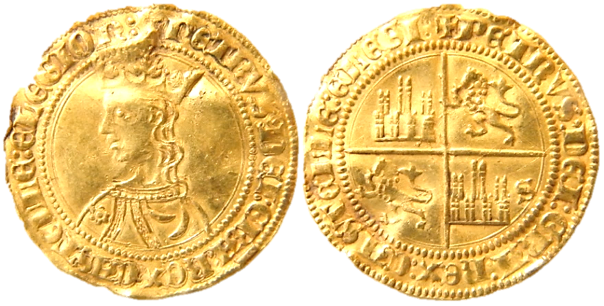 Tipo 10. Dobla de oro con el busto del Rey Pedro I de a 35 maravedís - Imagen 15