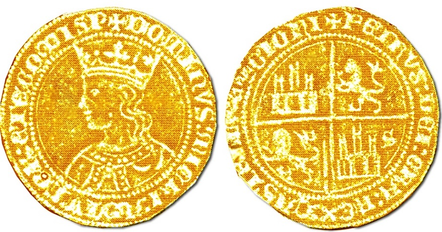 Tipo 10. Dobla de oro con el busto del Rey Pedro I de a 35 maravedís - Imagen 40