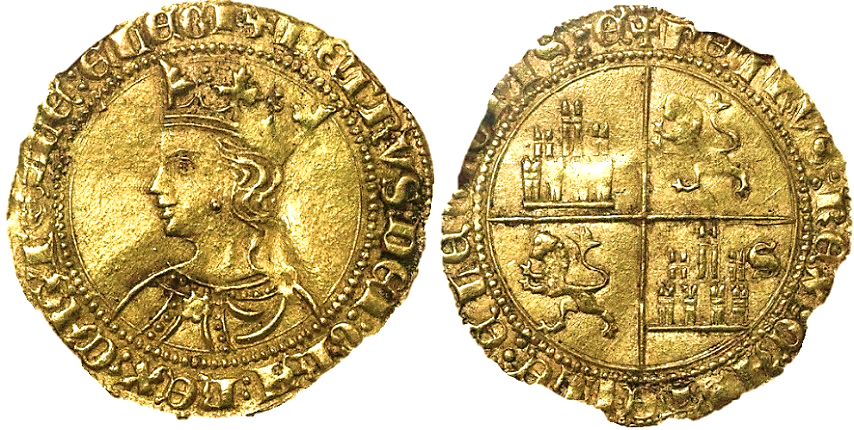 Tipo 10. Dobla de oro con el busto del Rey Pedro I de a 35 maravedís - Imagen 62