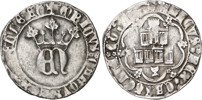 Tipo 10. Medio Real de plata con monograma “EN” - Imagen 111