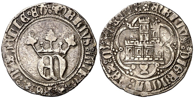 Tipo 10. Medio Real de plata con monograma “EN” - Imagen 113