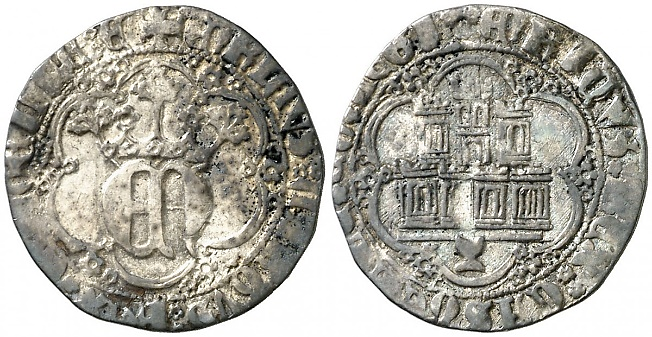 Tipo 10. Medio Real de plata con monograma “EN” - Imagen 115