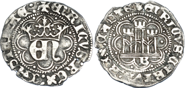 Tipo 10. Medio Real de plata con monograma “EN” - Imagen 17