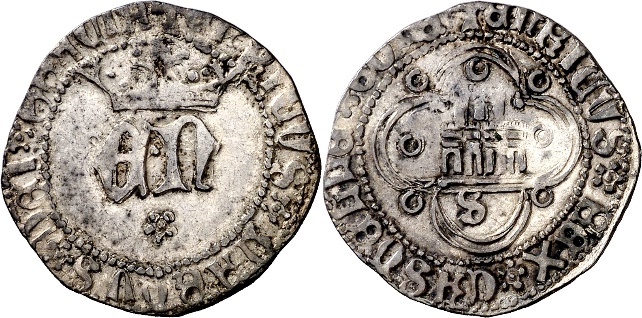 Tipo 10. Medio Real de plata con monograma “EN” - Imagen 22