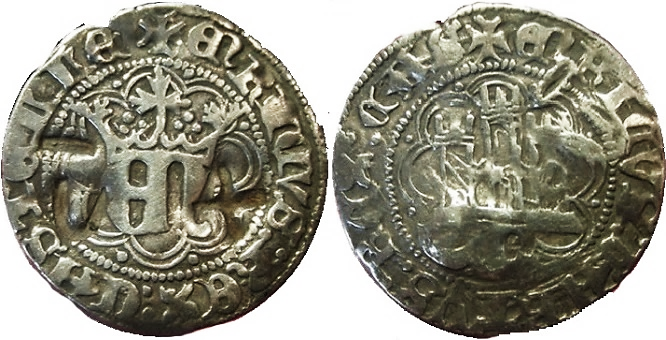 Tipo 10. Medio Real de plata con monograma “EN” - Imagen 5