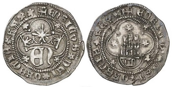 Tipo 10. Medio Real de plata con monograma “EN” - Imagen 87