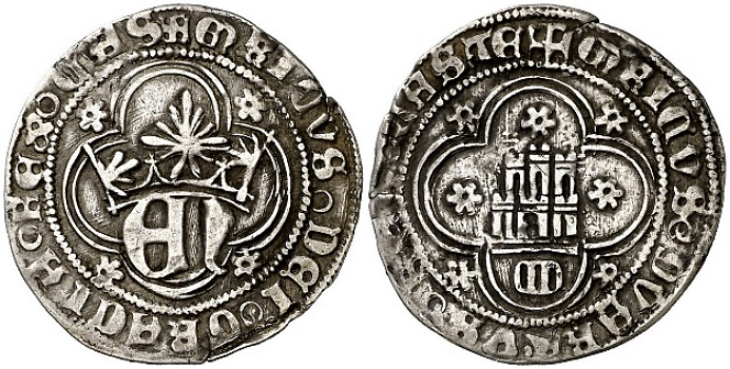 Tipo 10. Medio Real de plata con monograma “EN” - Imagen 91