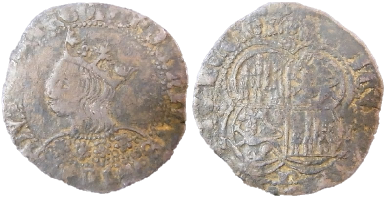 Tipo 10. Real de vellón con busto de rey de perfil - Imagen 1