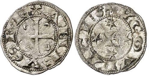 Tipo 109. Dinero Segoviano de las Cuatro Estrellas - Imagen 1