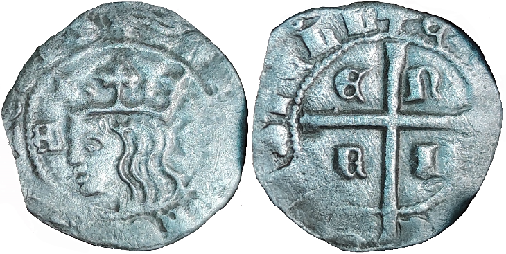 Tipo 11. Cruzado con Busto de rey a izquierda - Imagen 1