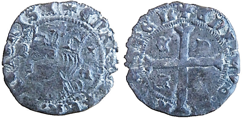 Tipo 11. Cruzado con Busto de rey a izquierda - Imagen 100