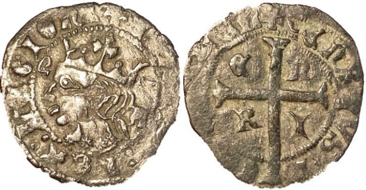 Tipo 11. Cruzado con Busto de rey a izquierda - Imagen 103