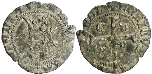 Tipo 11. Cruzado con Busto de rey a izquierda - Imagen 109