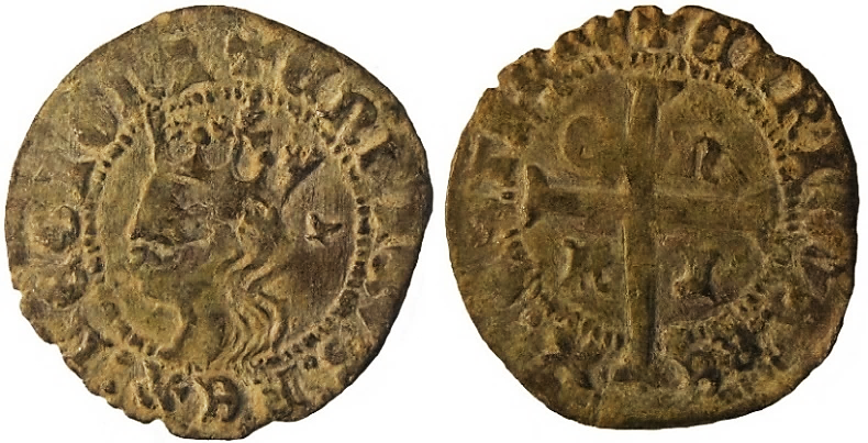 Tipo 11. Cruzado con Busto de rey a izquierda - Imagen 111