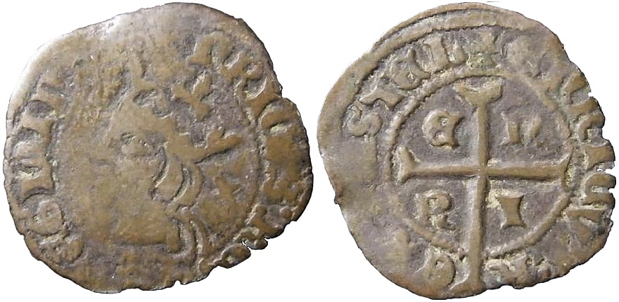 Tipo 11. Cruzado con Busto de rey a izquierda - Imagen 112