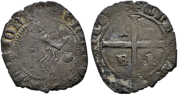 Tipo 11. Cruzado con Busto de rey a izquierda - Imagen 115