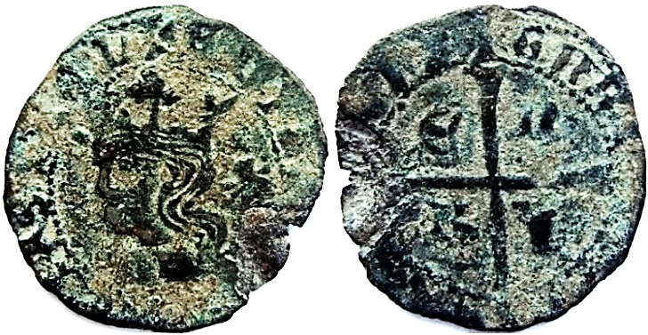 Tipo 11. Cruzado con Busto de rey a izquierda - Imagen 116