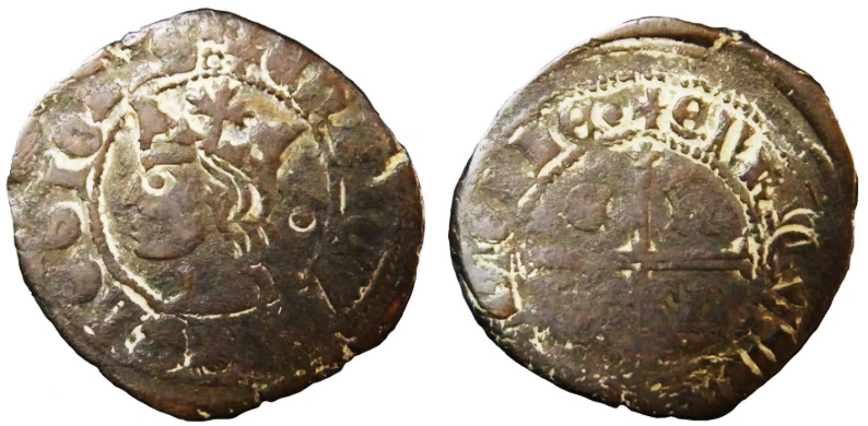 Tipo 11. Cruzado con Busto de rey a izquierda - Imagen 119