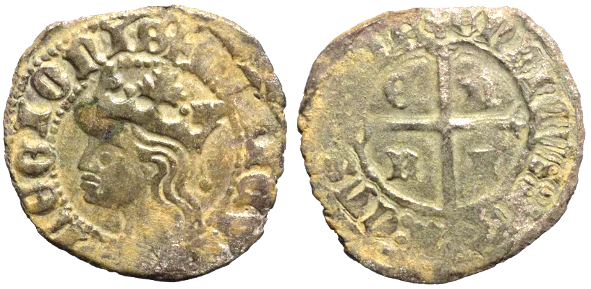 Tipo 11. Cruzado con Busto de rey a izquierda - Imagen 120