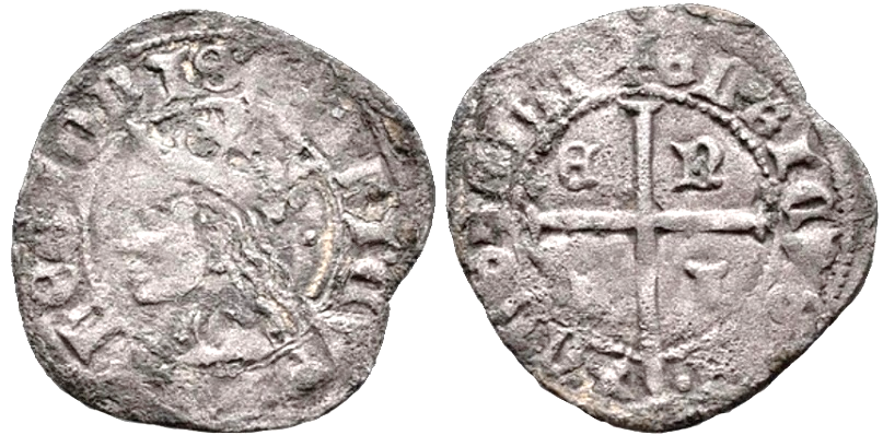 Tipo 11. Cruzado con Busto de rey a izquierda - Imagen 121