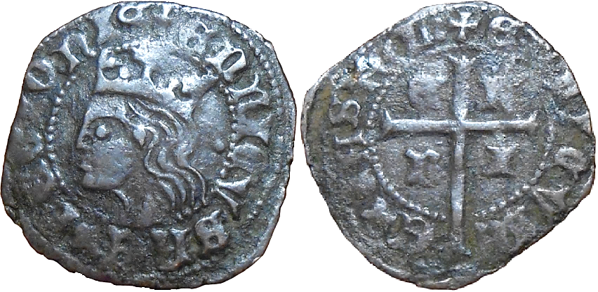 Tipo 11. Cruzado con Busto de rey a izquierda - Imagen 122