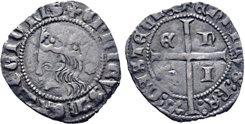 Tipo 11. Cruzado con Busto de rey a izquierda - Imagen 125