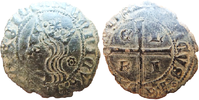 Tipo 11. Cruzado con Busto de rey a izquierda - Imagen 126