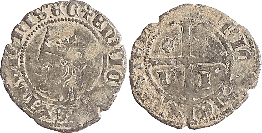 Tipo 11. Cruzado con Busto de rey a izquierda - Imagen 129